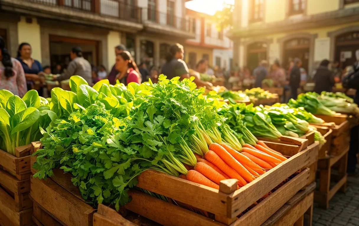 Mercado local en Medellín