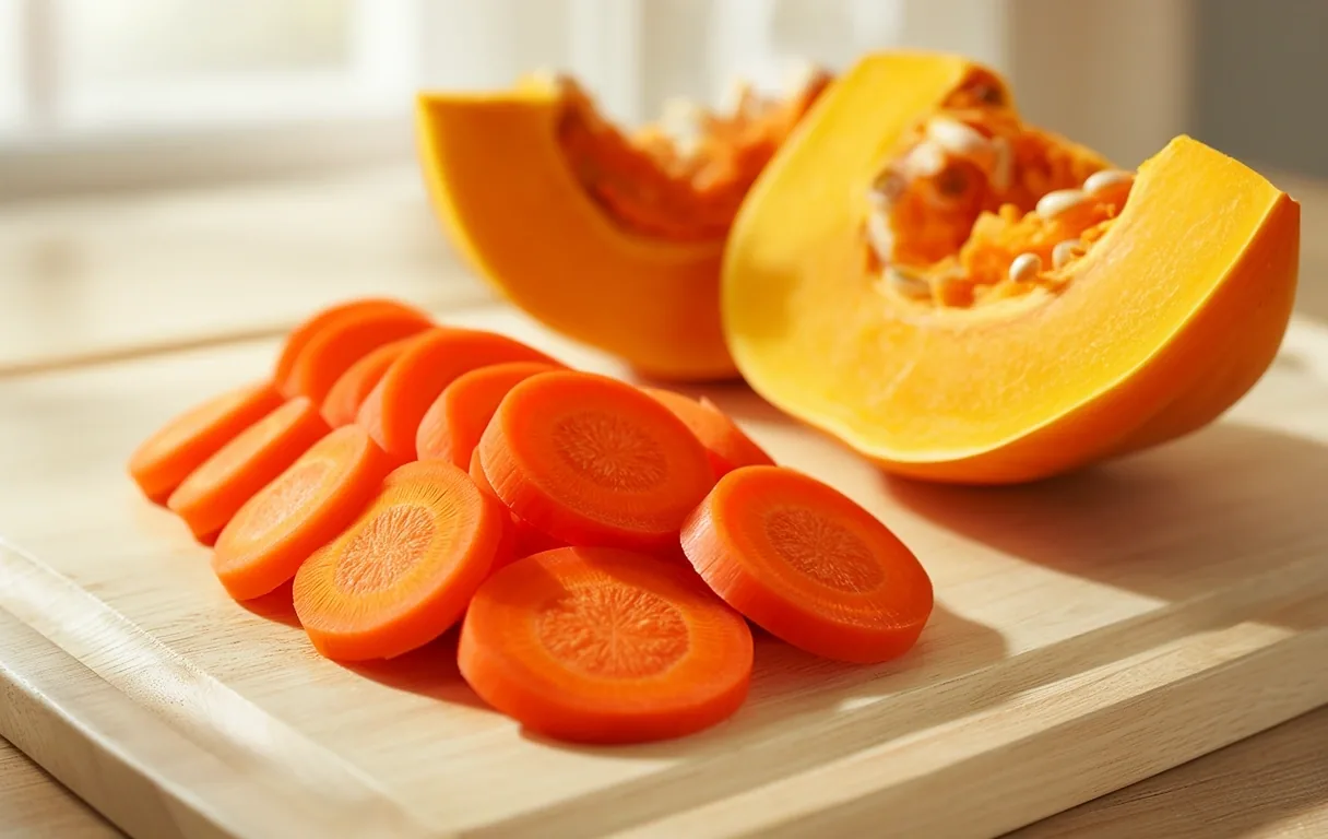 Zanahoria y calabaza